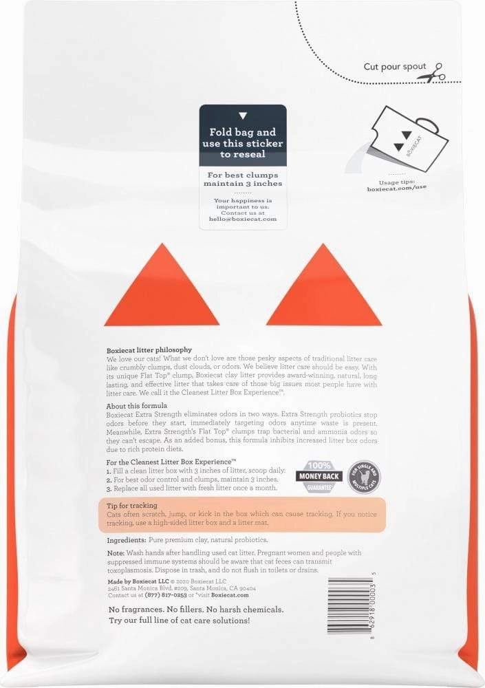 Boxiecat Extra Strength Scentfree Premium Clumping Clay Litter