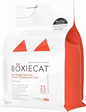 Boxiecat Extra Strength Scentfree Premium Clumping Clay Litter unscented cat litter, dust free litter