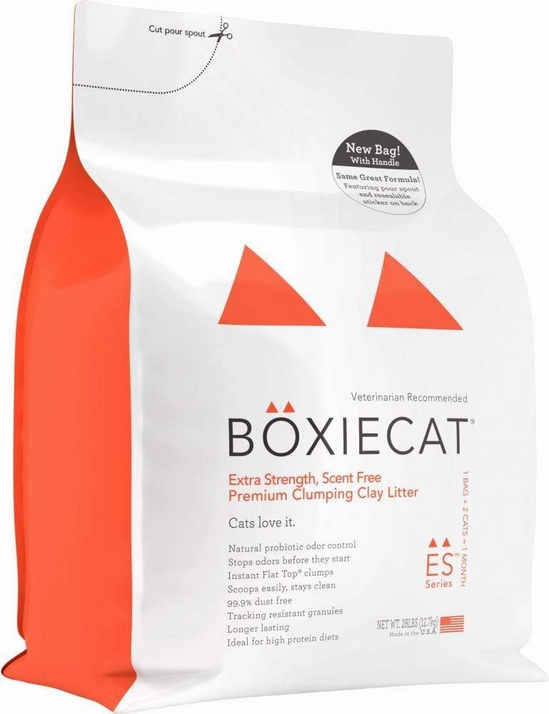 Boxiecat Extra Strength Scentfree Premium Clumping Clay Litter