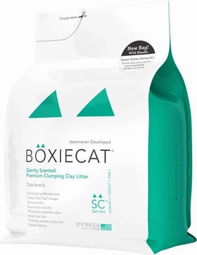 Boxiecat Gently Scented Premium Clumping Clay Litter clumping cat litter, odor control litter