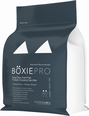BoxiePro Deep Clean Probiotic Cat Litter clumping cat litter, odor control litter