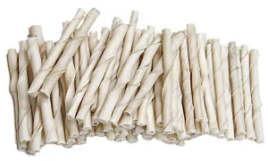 Burgham CattleRanch White Twisted  Rawhide  Stick 5 in x 10mm DD-6273 adult cat food, best cat food for adults