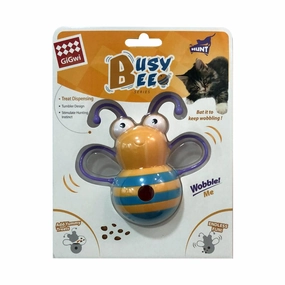 Busy Bee Treat Dispenser Infused Catnip Oil cat toy set,cat teaser