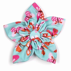 Butterflies Dog Collar Flower