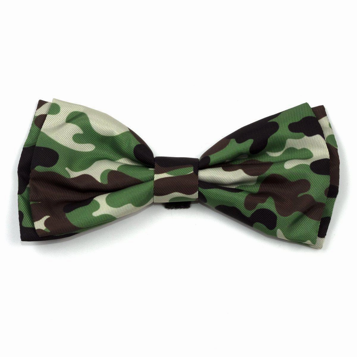 Camo Brown Dog Bow Tie dog collar accessory,collar decor