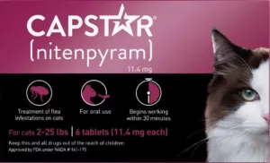 Capstar Flea Oral Treatment for Cats flea treatment for cats, cat tick remover