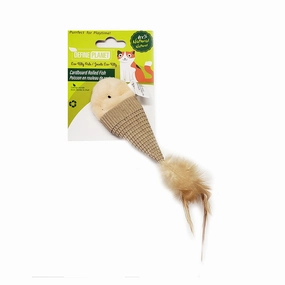 Cardboard Roll Fish interactive cat toys,cat play toys