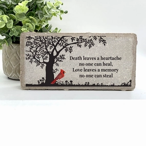 Cardinal Memorial Stone - Death leaves a heartache no one can heal...