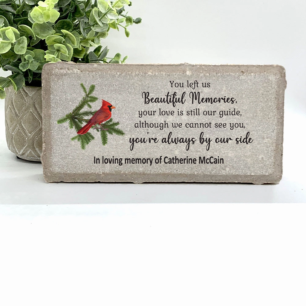 Cardinal Memorial Stone - You left us beautiful memories... show poultry,grooming poultry