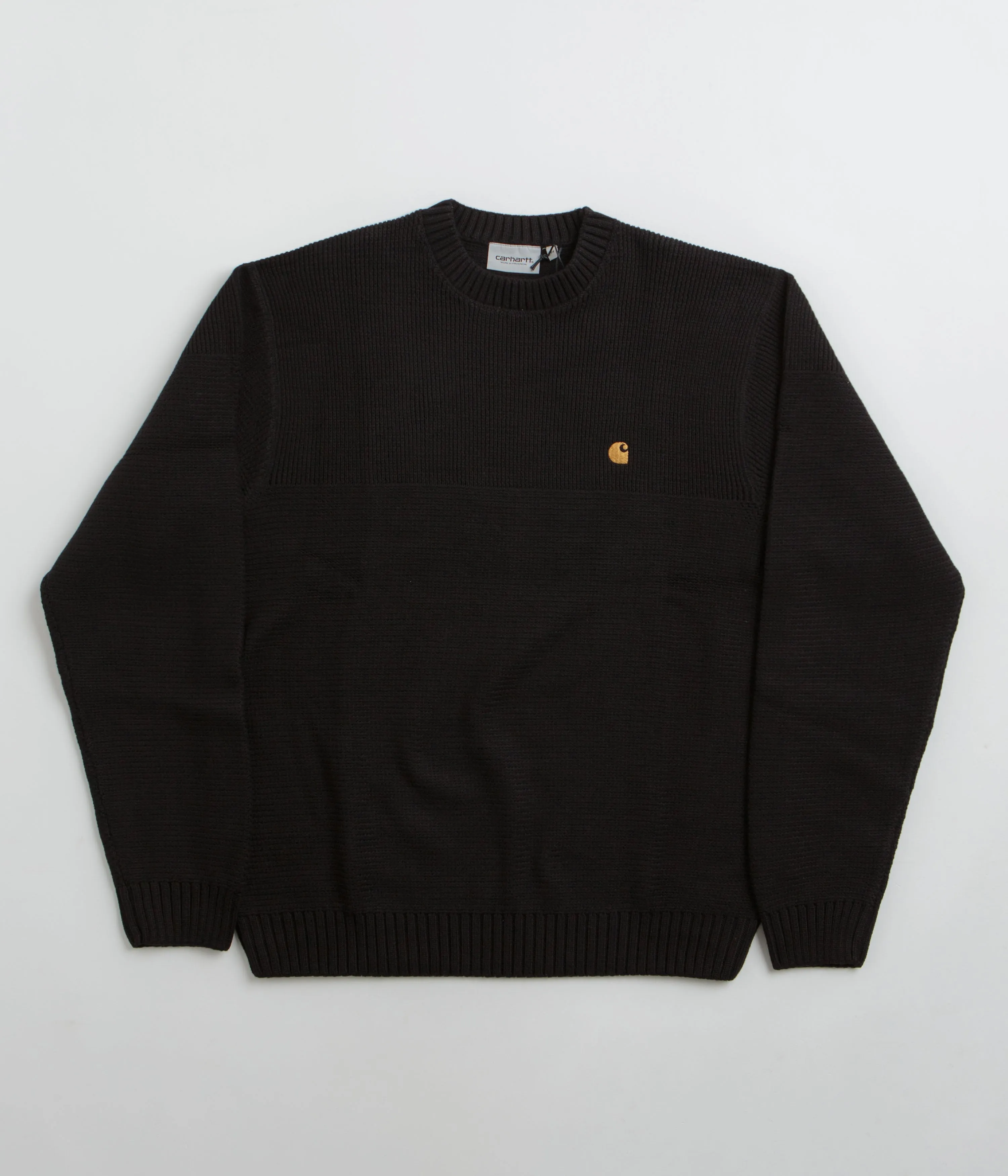 Carhartt Chane Crewneck Sweatshirt - Black / Gold Carhartt