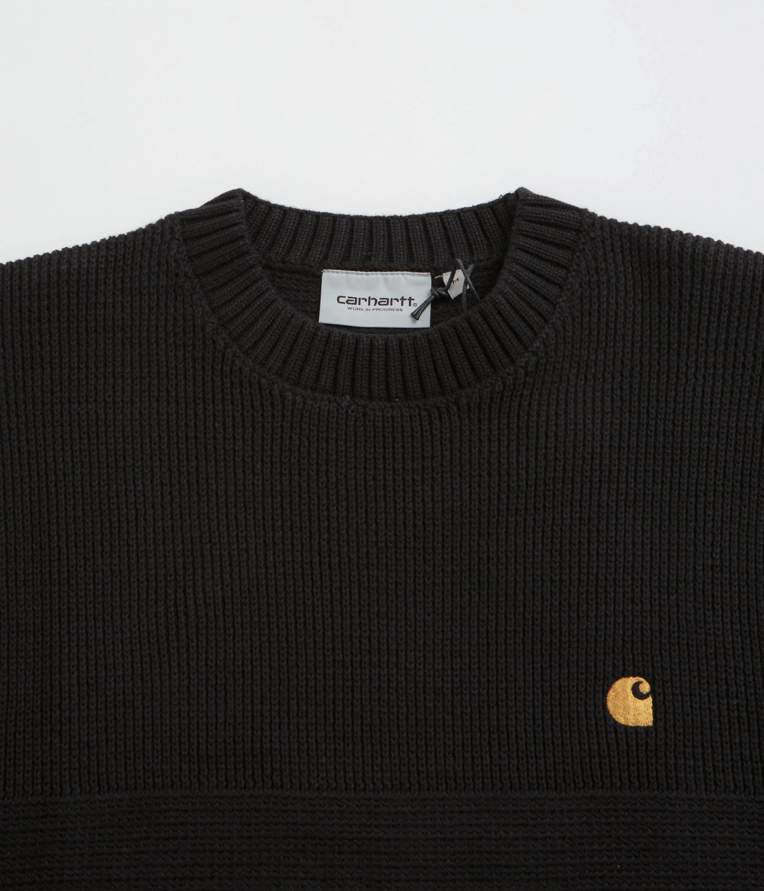 Carhartt Chane Crewneck Sweatshirt - Black / Gold Carhartt
