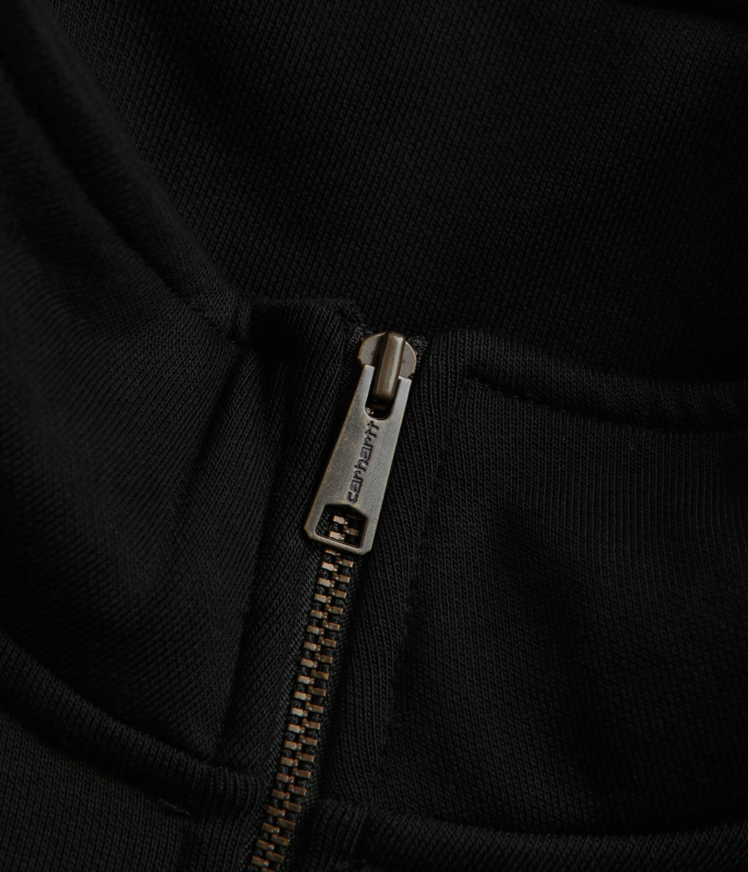 Carhartt Chase Zip Neck Sweatshirt - Black / Gold Carhartt