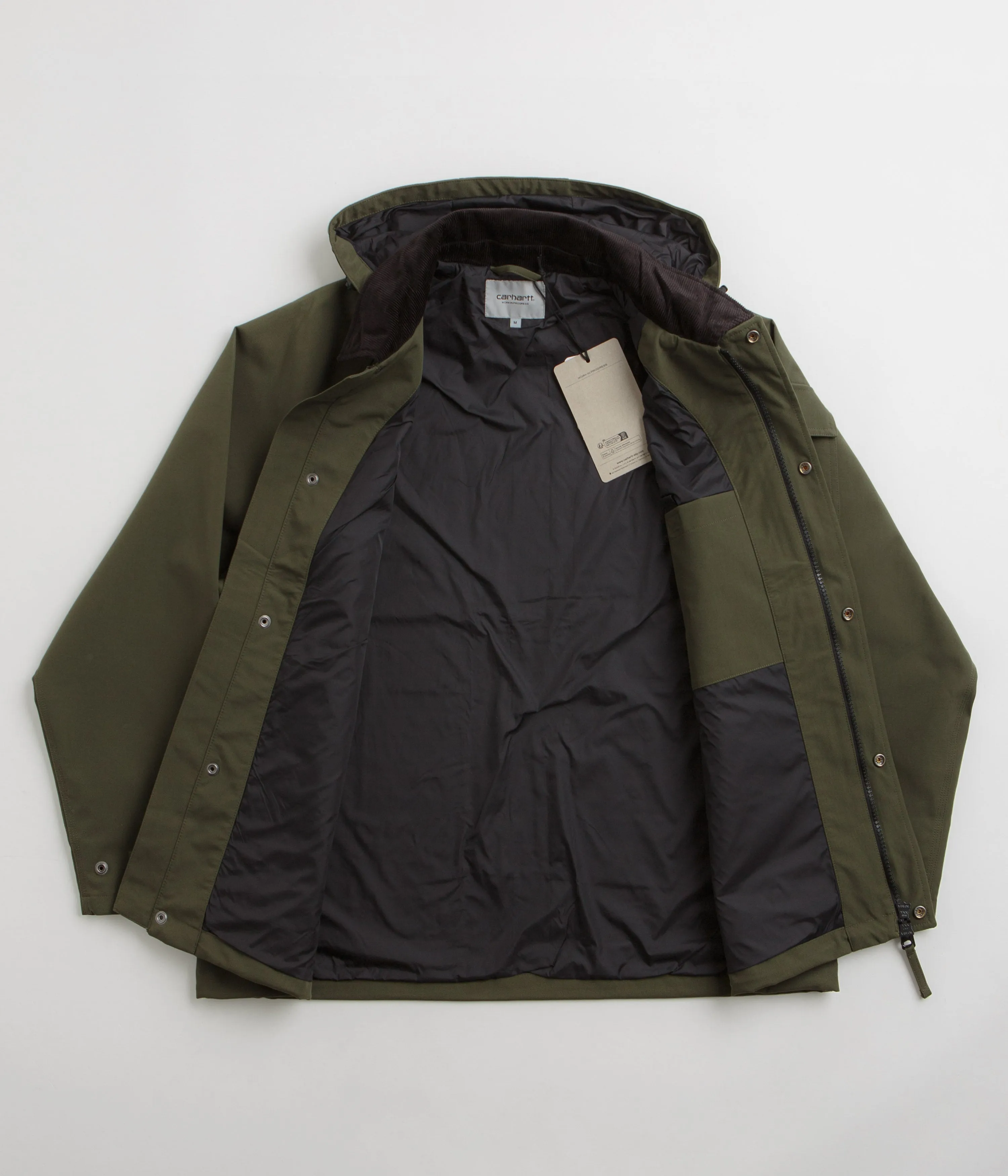 Carhartt Clarton Jacket - Office Green / Black Carhartt