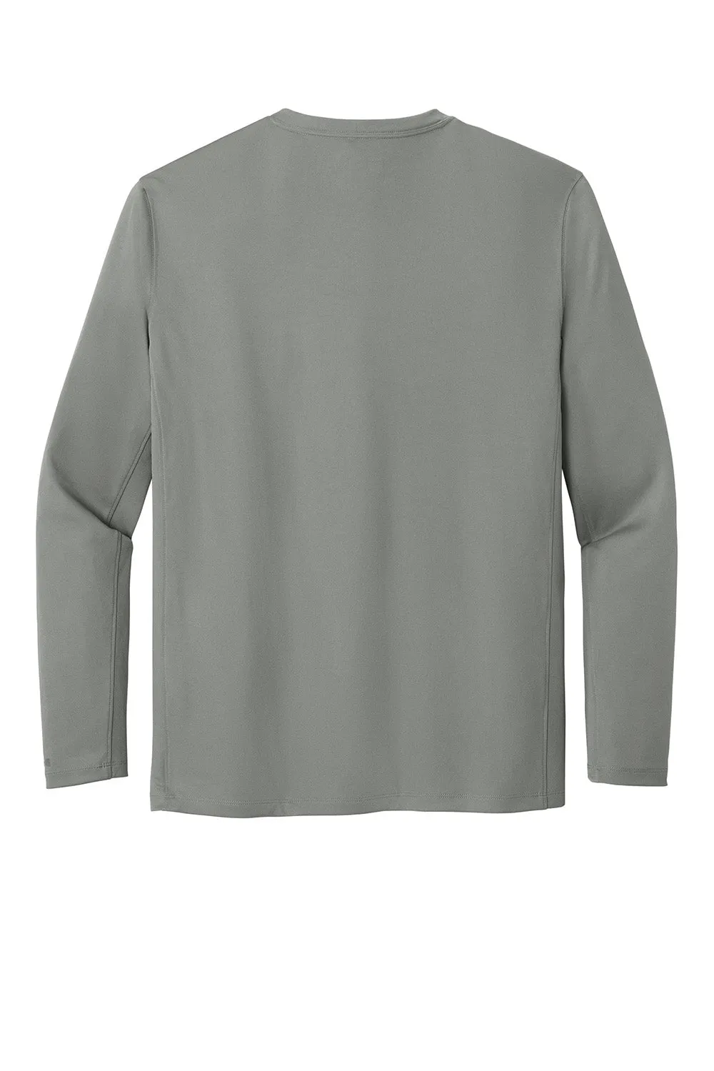 Carhartt Mens Force Sun Defender Moisture Wicking Long Sleeve Crewneck T-Shirt - Asphalt Grey