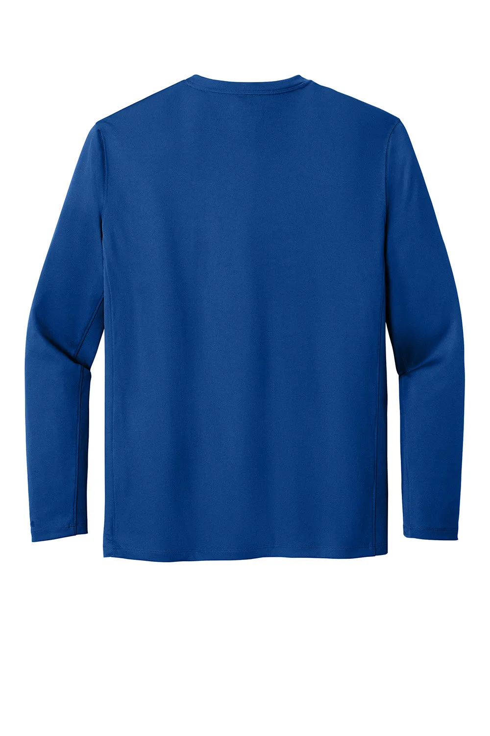 Carhartt Mens Force Sun Defender Moisture Wicking Long Sleeve Crewneck T-Shirt - Royal Glass Blue