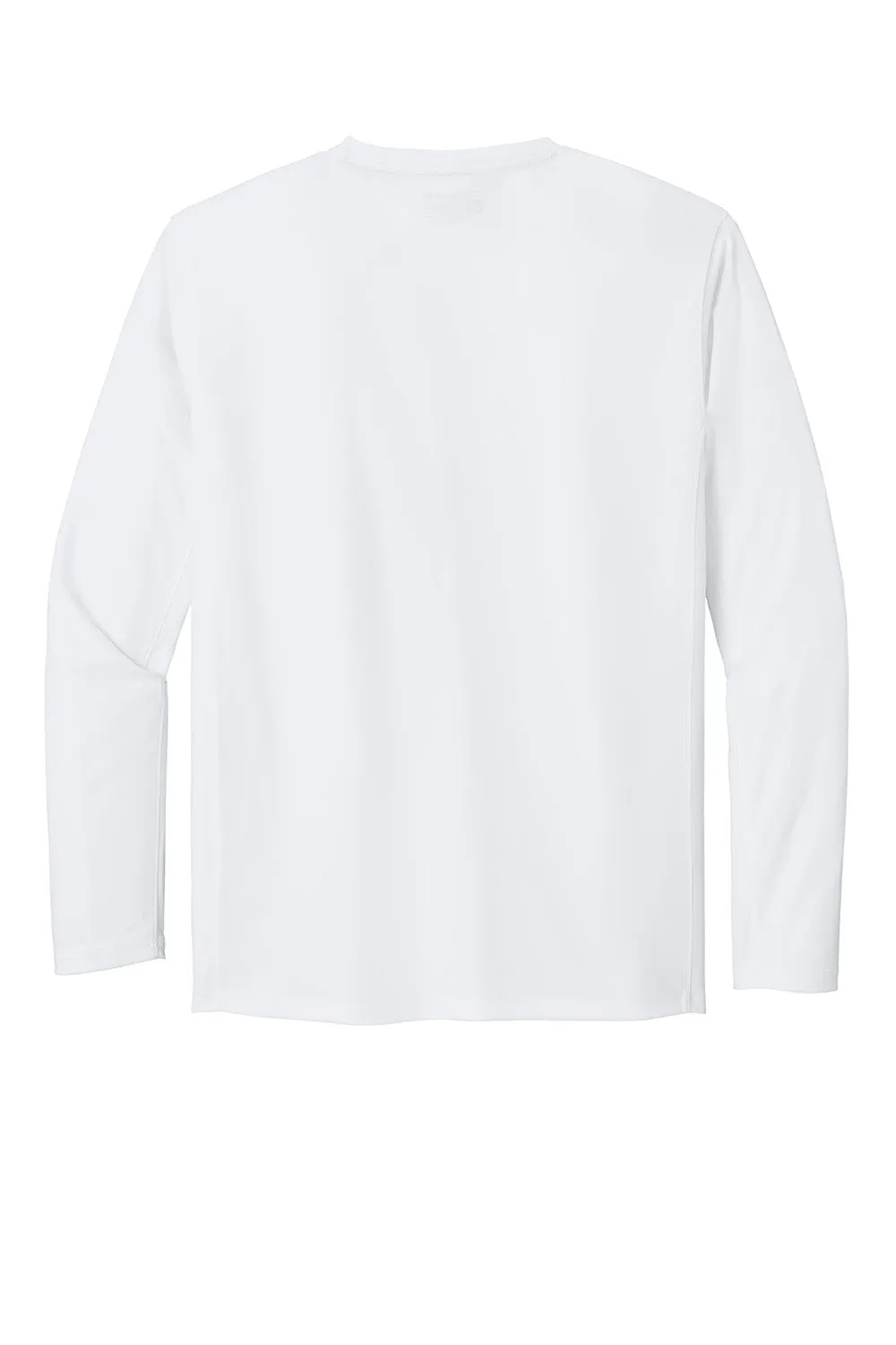 Carhartt Mens Force Sun Defender Moisture Wicking Long Sleeve Crewneck T-Shirt - White
