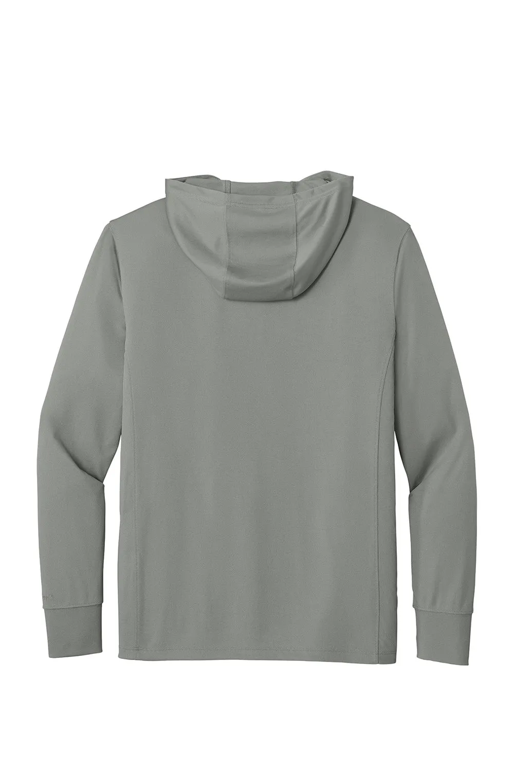 Carhartt Mens Force Sun Defender Moisture Wicking Long Sleeve Hooded T-Shirt Hoodie w/ Pouch Pocket - Asphalt Grey