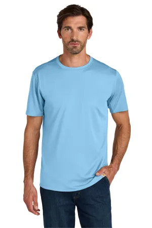 Carhartt Mens Force Sun Defender Moisture Wicking Short Sleeve Crewneck T-Shirt - Fresh Water Blue