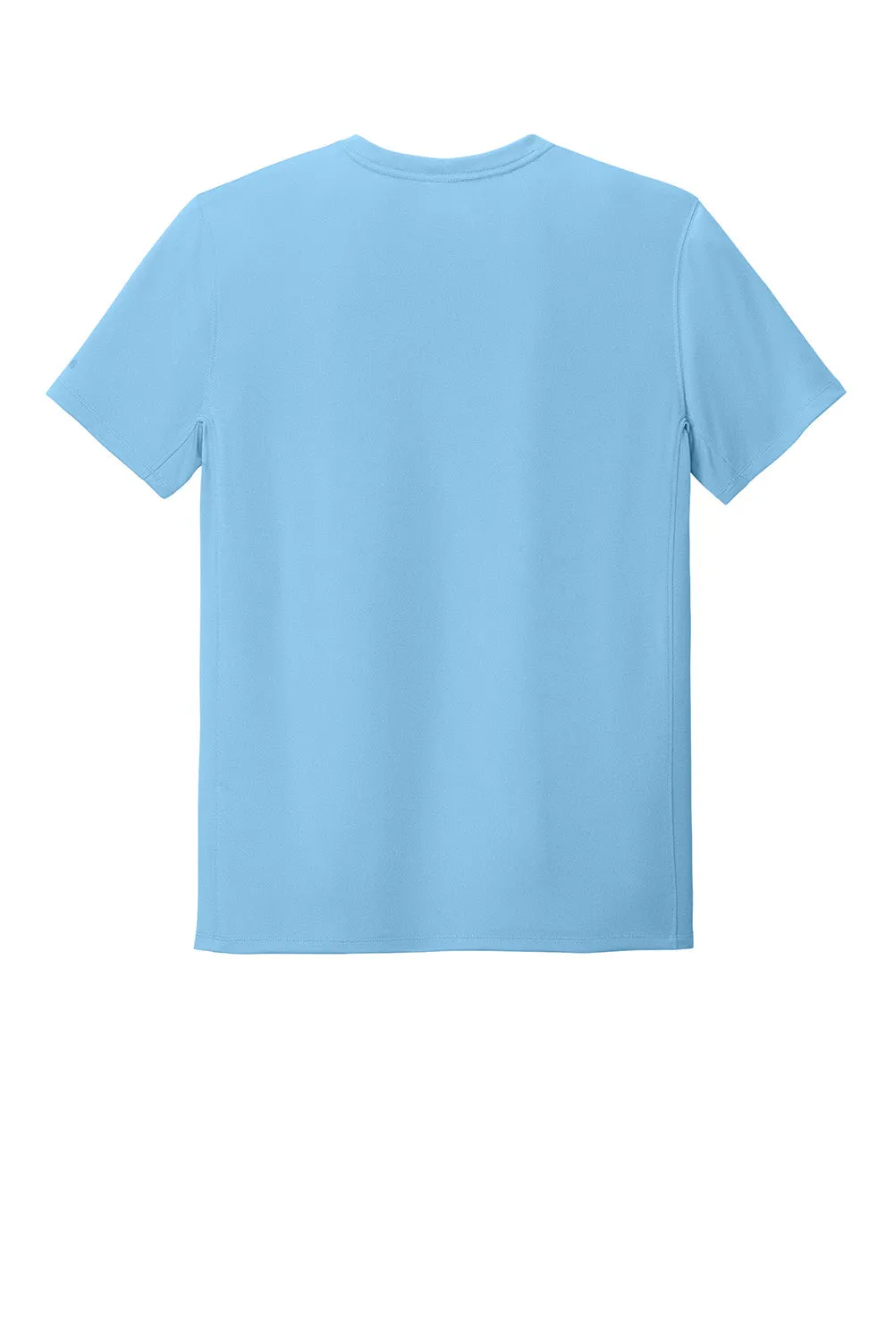 Carhartt Mens Force Sun Defender Moisture Wicking Short Sleeve Crewneck T-Shirt - Fresh Water Blue