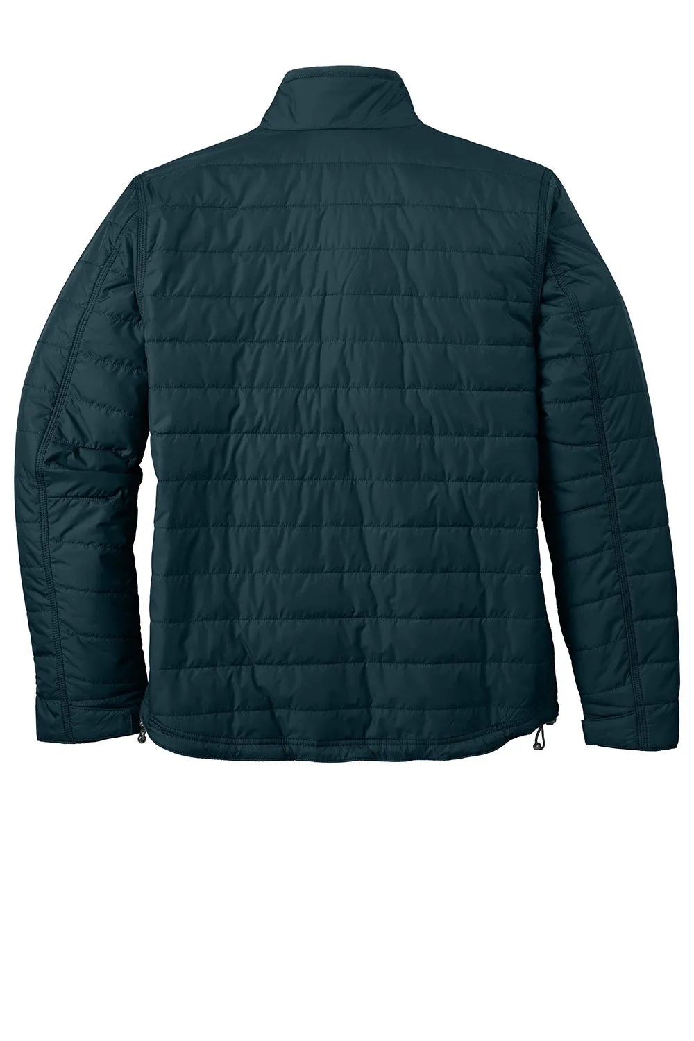 Carhartt Mens Gilliam Wind & Water Resistant Full Zip Jacket - Navy Blue