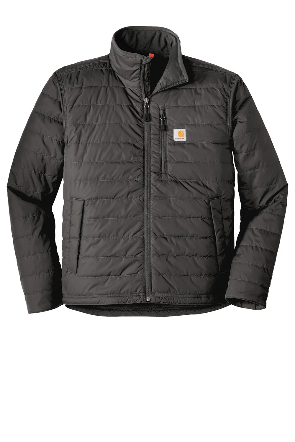Carhartt Mens Gilliam Wind & Water Resistant Full Zip Jacket - Shadow Grey