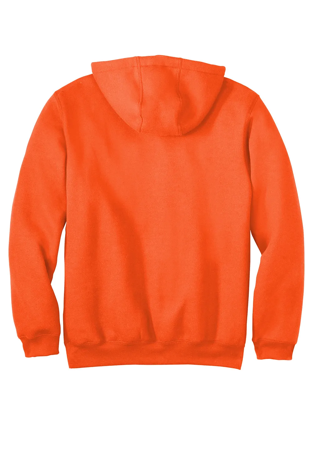 Carhartt Mens Hooded Sweatshirt Hoodie w/ Pouch Pocket - Brite Orange