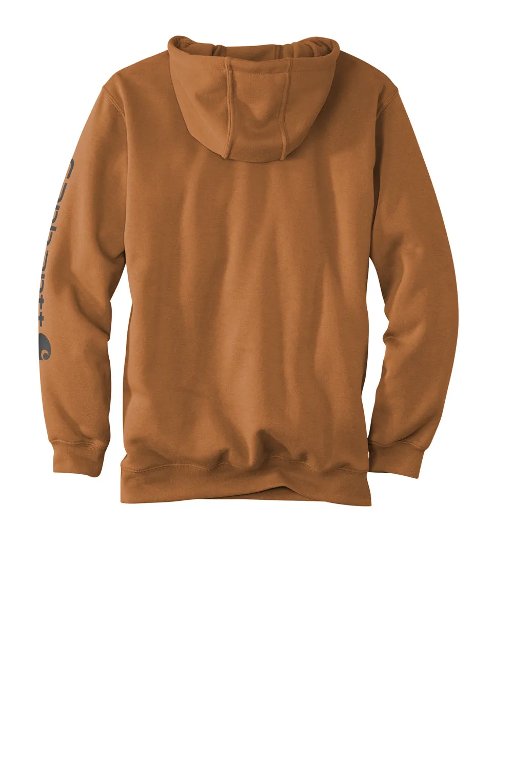 Carhartt Mens Hooded Sweatshirt Hoodie w/ Pouch Pocket - Carhartt Brown