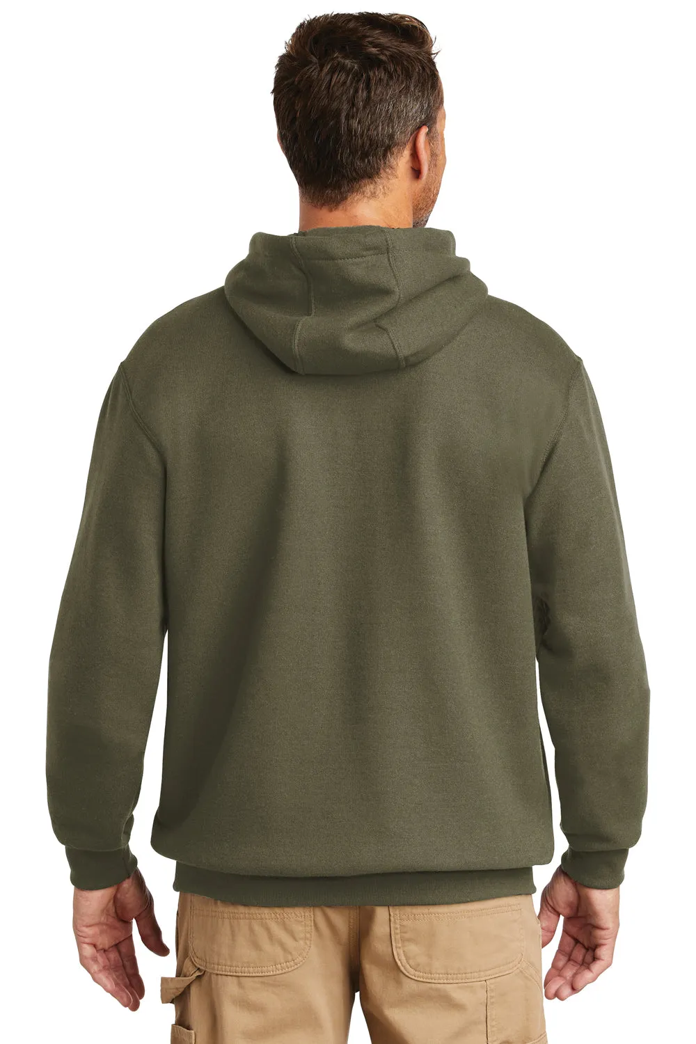 Carhartt Mens Hooded Sweatshirt Hoodie w/ Pouch Pocket - Moss Green