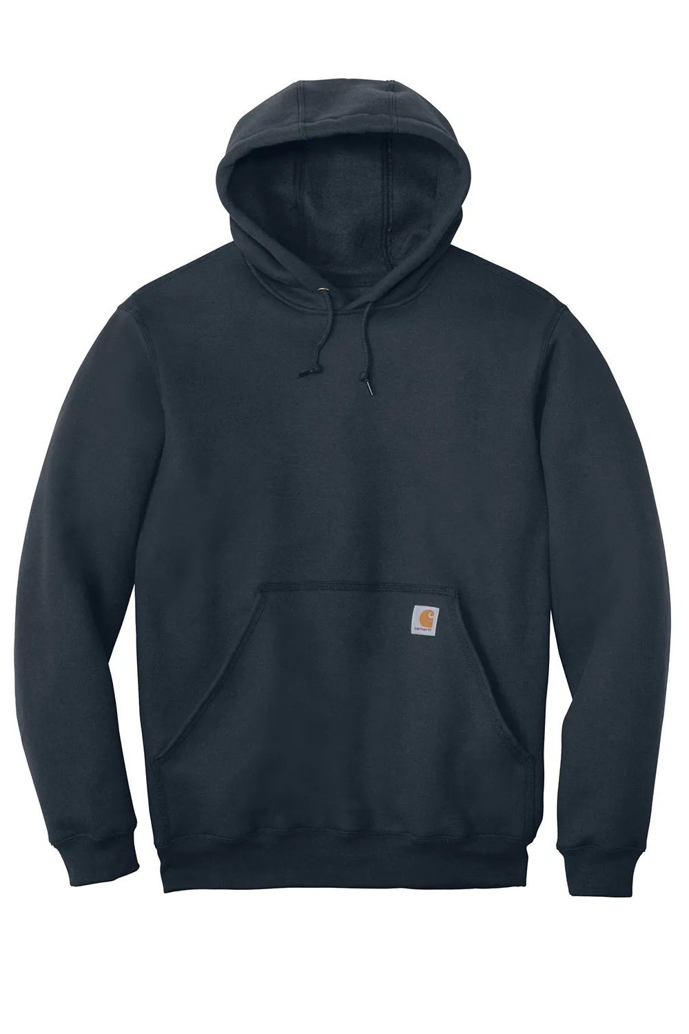 Carhartt Mens Hooded Sweatshirt Hoodie w/ Pouch Pocket - Navy Blue