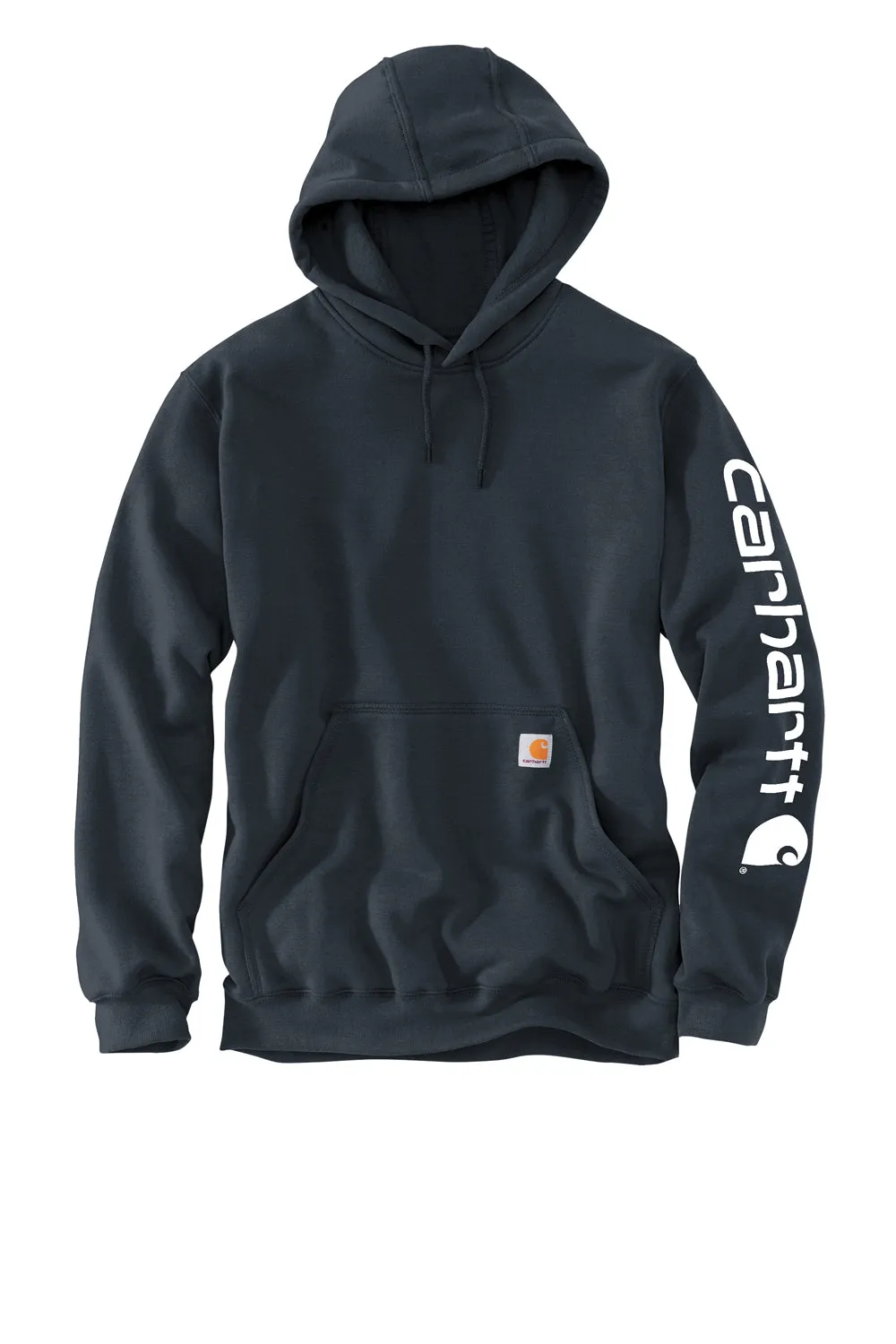Carhartt Mens Hooded Sweatshirt Hoodie w/ Pouch Pocket - New Navy Blue