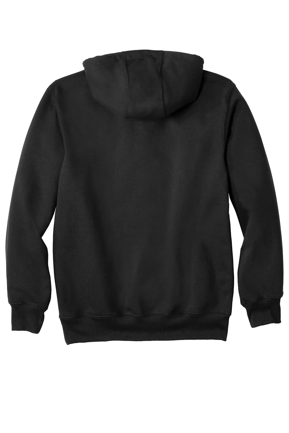 Carhartt Mens Paxton Rain Defender Water Resistant Hooded Sweatshirt Hoodie w/ Pouch Pocket - Black