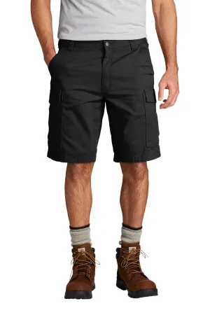 Carhartt Mens Rugged Flex Rigby Cargo Shorts w/ Pockets - Black