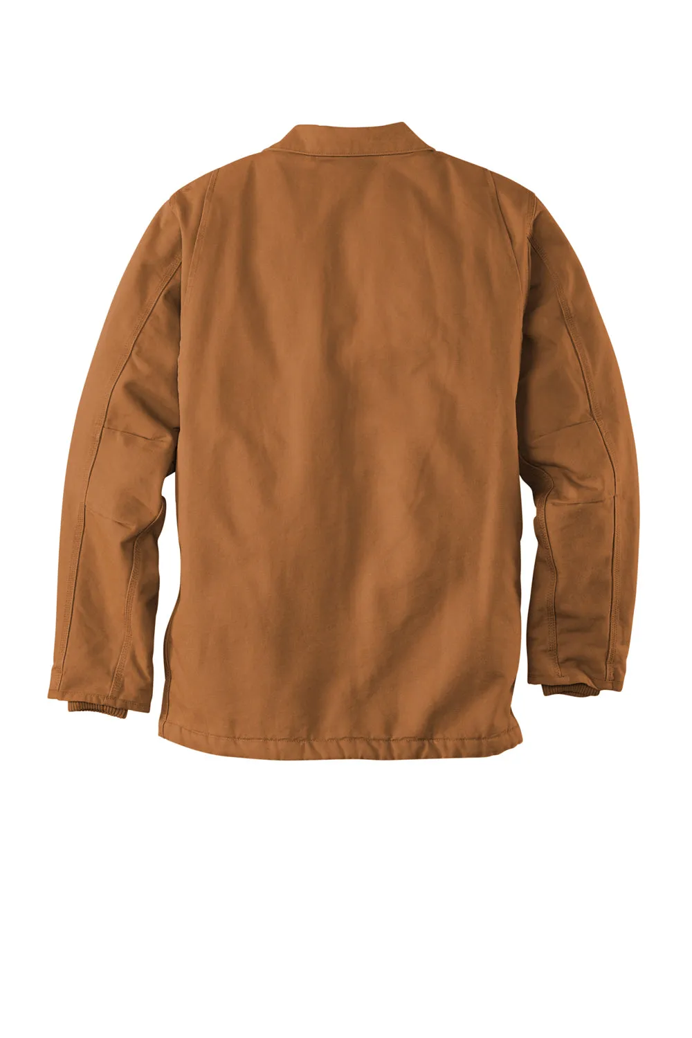 Carhartt Mens Sherpa Lined Full Zip Jacket - Carhartt Brown