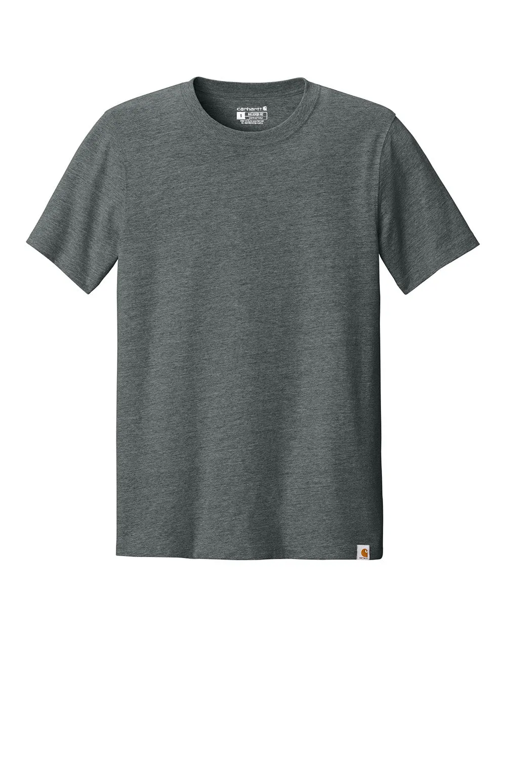 Carhartt Mens Short Sleeve Crewneck T-Shirt - Heather Carbon Grey