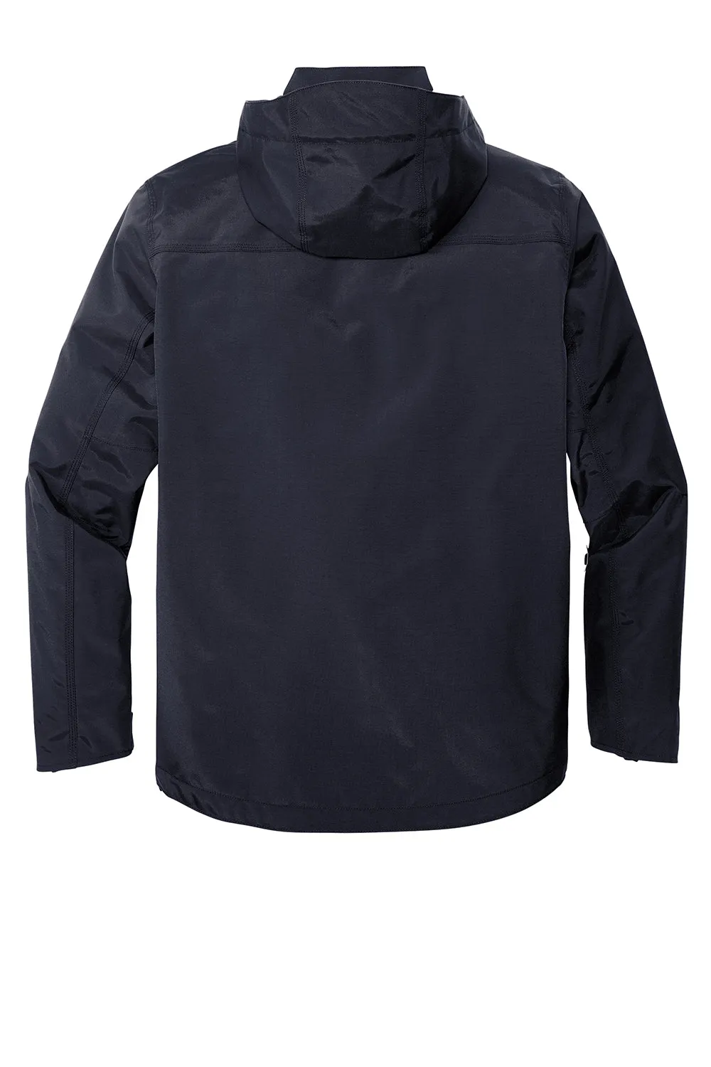 Carhartt Mens Storm Defender Shoreline Waterproof Full Zip Hooded Jacket - Navy Blue