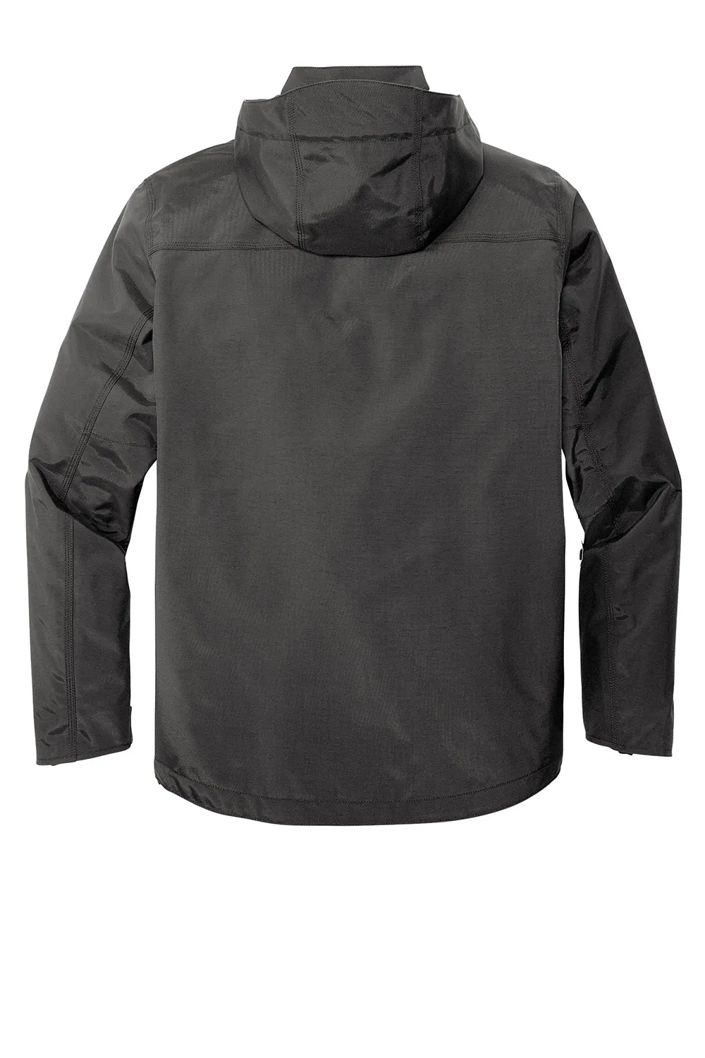 Carhartt Mens Storm Defender Shoreline Waterproof Full Zip Hooded Jacket - Shadow Grey