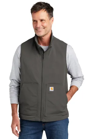 Carhartt Mens Super Dux Wind & Water Resistant Full Zip Vest - Gravel Grey