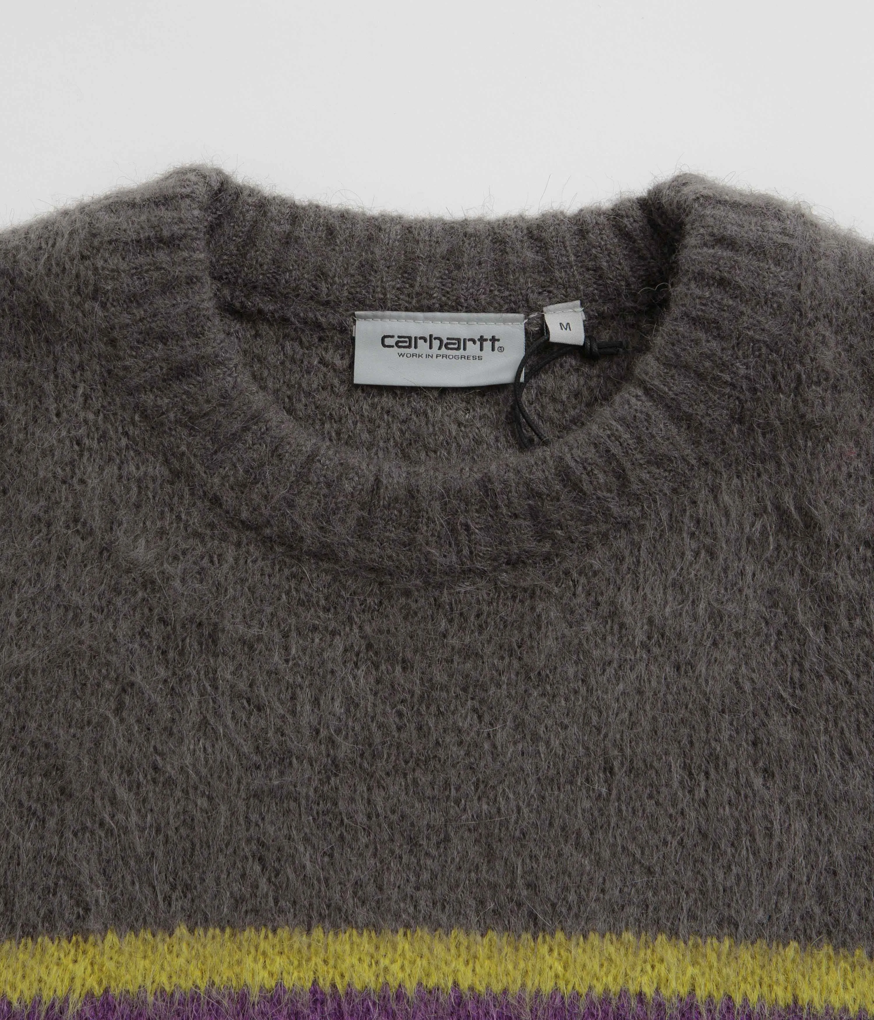 Carhartt Merton Crewneck Sweatshirt - Sundling Stripe / Aura Carhartt