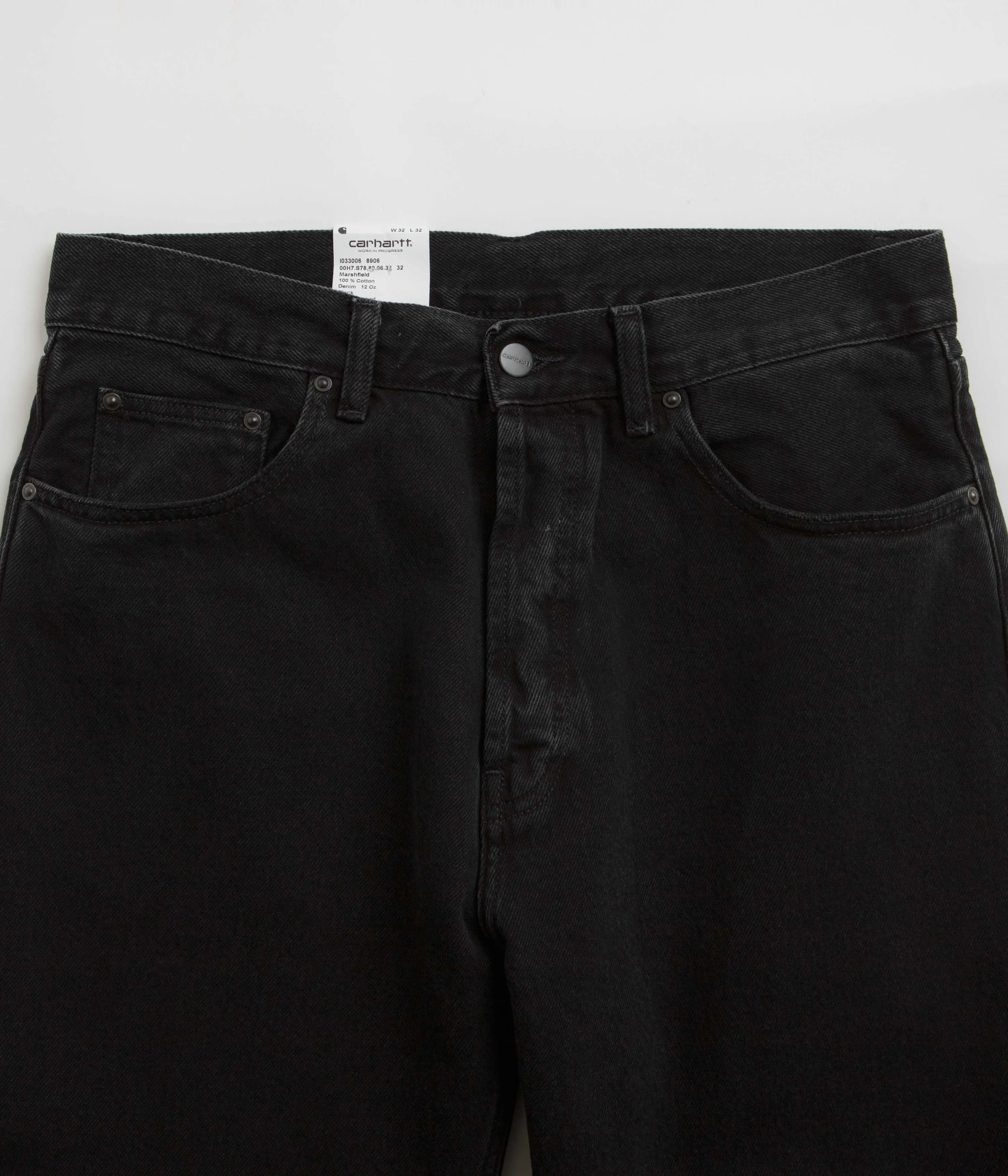 Carhartt Nolan Pants - Black Stone Washed Carhartt