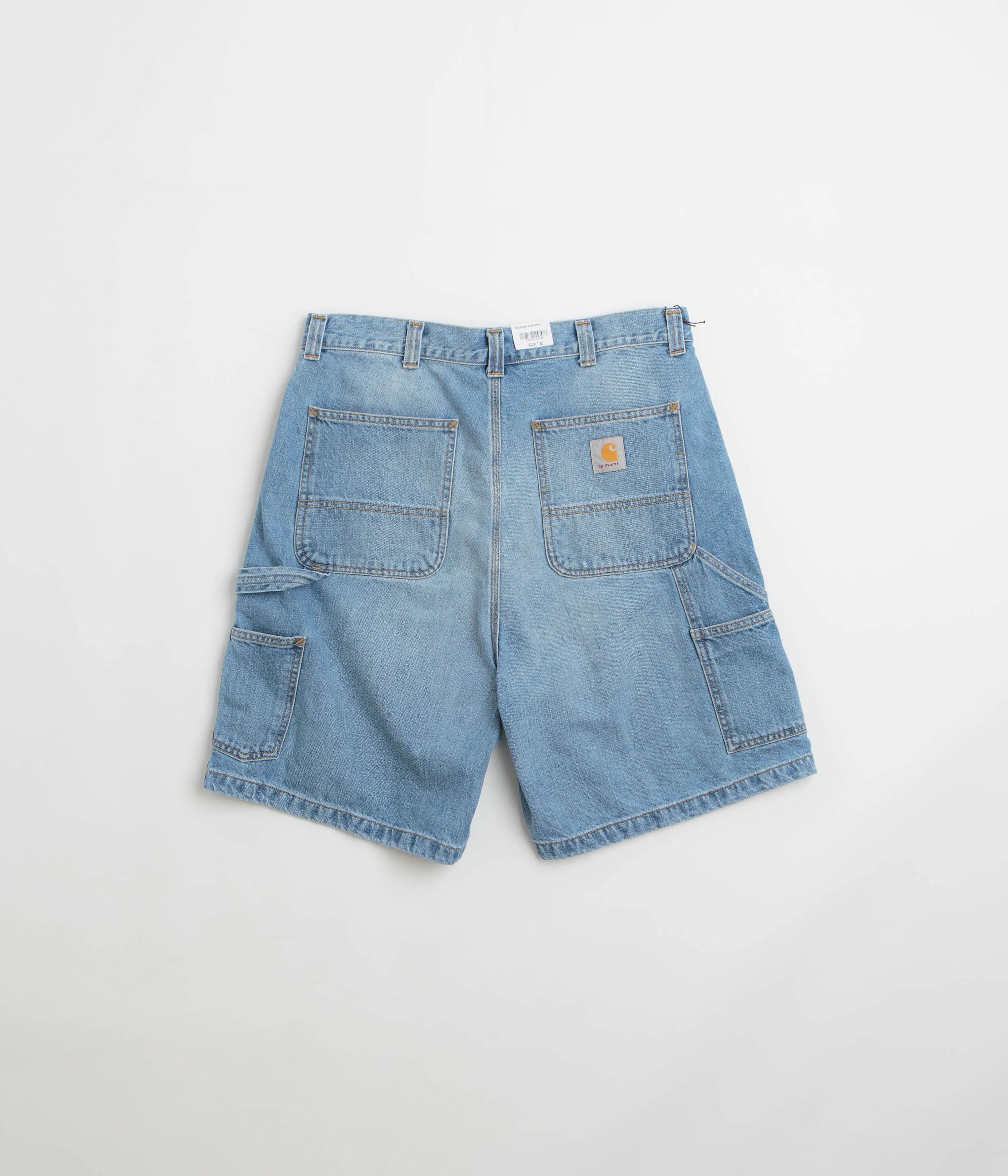 Carhartt OG Single Knee Shorts - Blue Burst Washed Carhartt