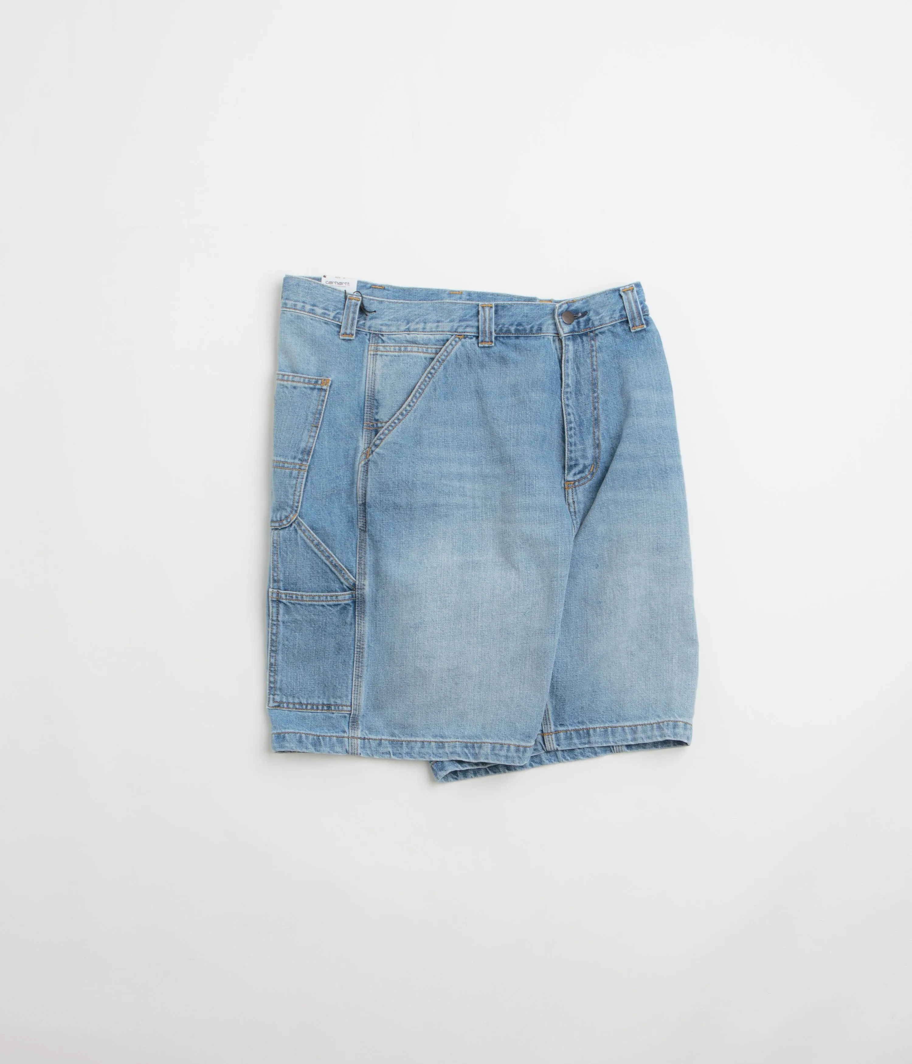 Carhartt OG Single Knee Shorts - Blue Burst Washed Carhartt