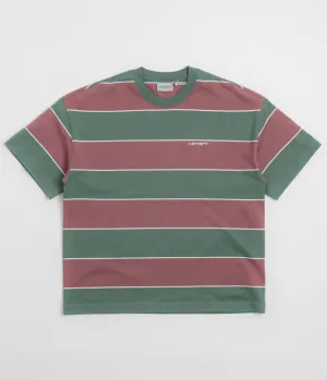 Carhartt Quinby T-Shirt - Quinby Stripe / Silver Pine Carhartt