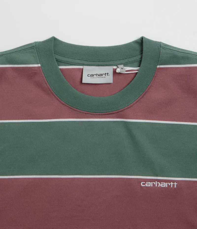 Carhartt Quinby T-Shirt - Quinby Stripe / Silver Pine Carhartt