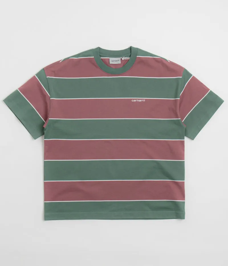 Carhartt Quinby T-Shirt - Quinby Stripe / Silver Pine Carhartt