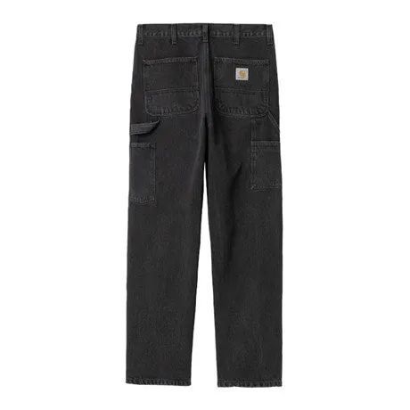Carhartt WIP Double Knee Pant 30L - Black Stone Wash Carhartt WIP Clothing