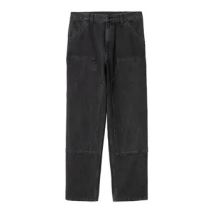 Carhartt WIP Double Knee Pant 30L - Black Stone Wash Carhartt WIP Clothing