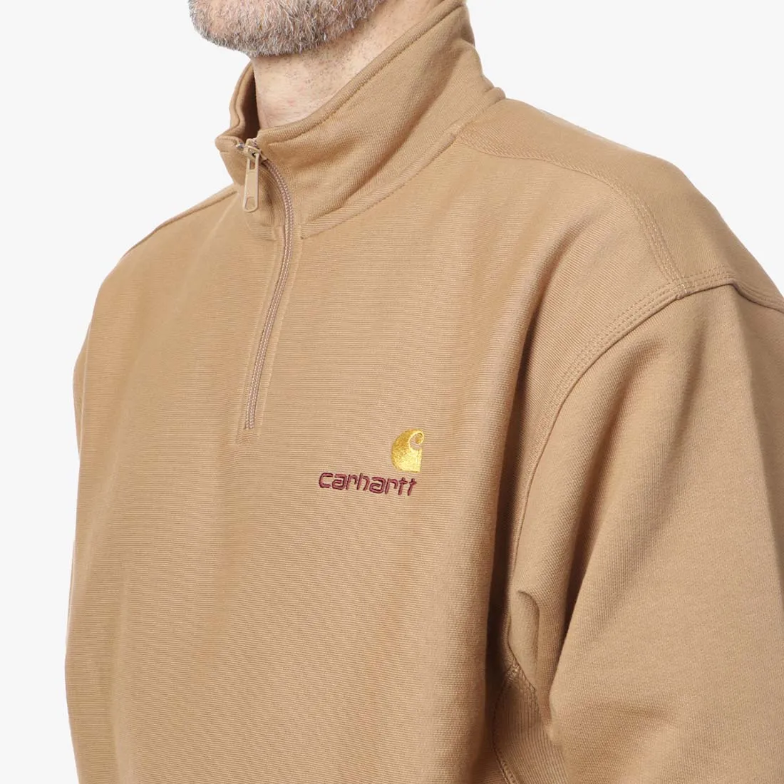 Carhartt Wip Menswear Carhartt WIP American Script Half Zip Sweatshirt