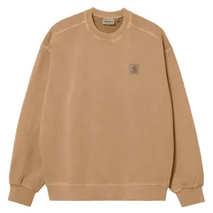 Carhartt WIP Nelson Sweat Dusty H Brown