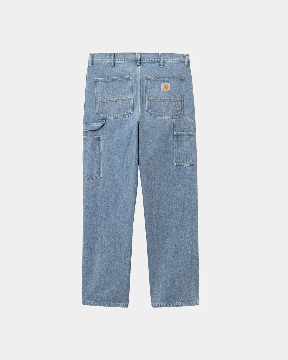 Carhartt WIP Single Knee Pant 30L - Blue Stone Bleached Carhartt WIP Clothing