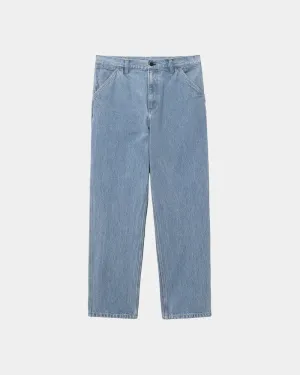 Carhartt WIP Single Knee Pant 30L - Blue Stone Bleached Carhartt WIP Clothing